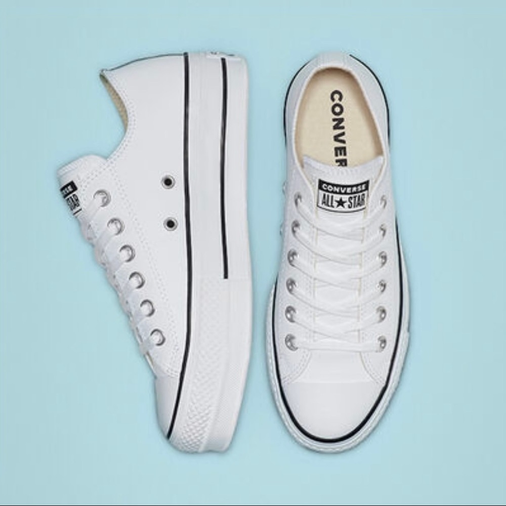 NWOT Converse Chuck Taylor All Star Lift Platform Leather